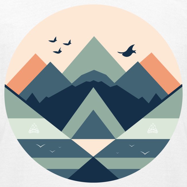 verkoerpern-sie-den-geist-des-camping-mit-unserem-minimalistischen-design-das-konzept-zeigt-die-silhouette-eines-zeltes-vor-dem-hintergrund-einer-berg