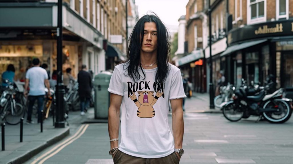 Das weiße T-shirt Music Fans