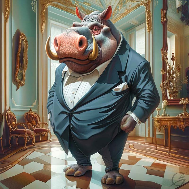 Commission caricatures Customer order funny Boss