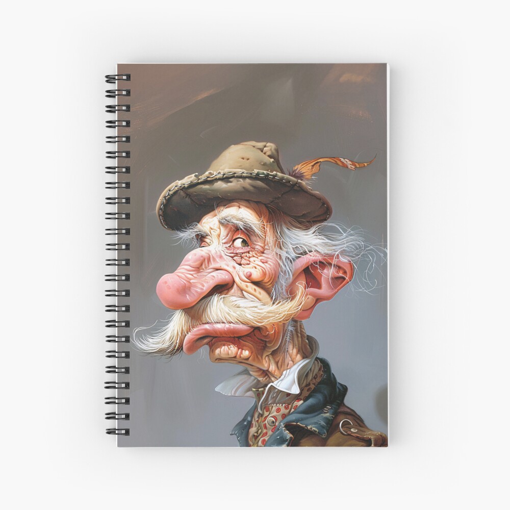 old-man-caricature-journal