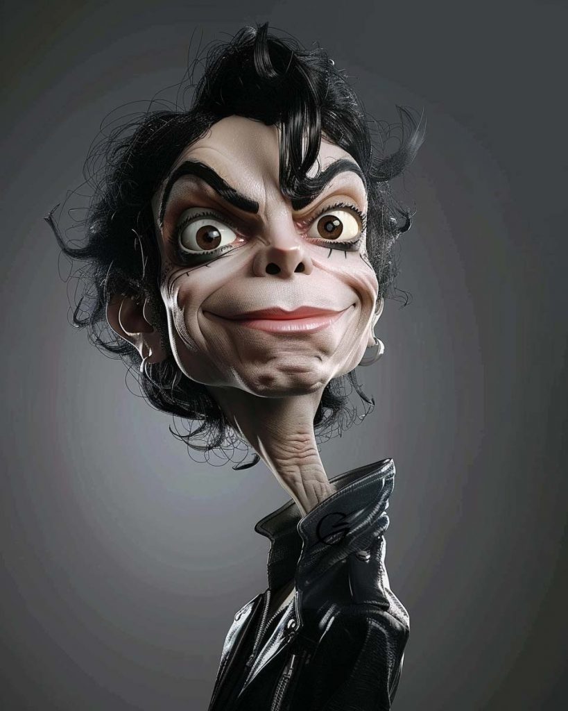 Michael Jackson caricature