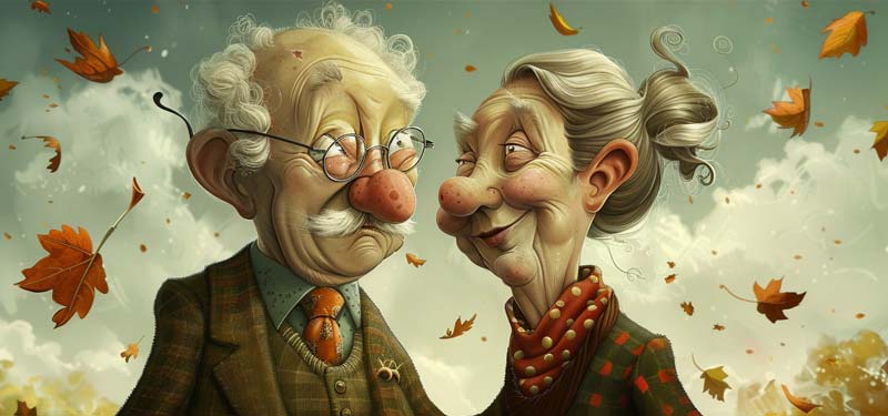 Personalized art caricature anniversary