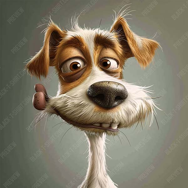 Karikatur Lustiger Lucky