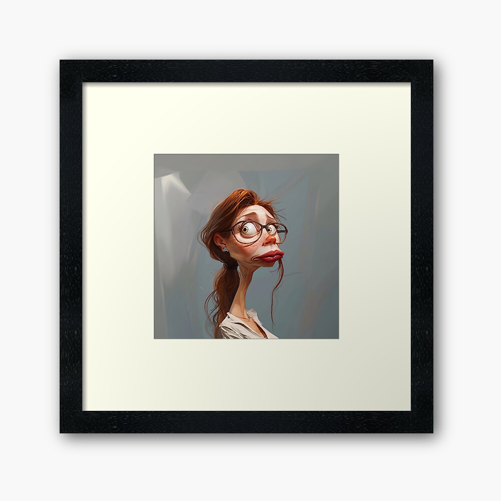 caricature nerdy Nora