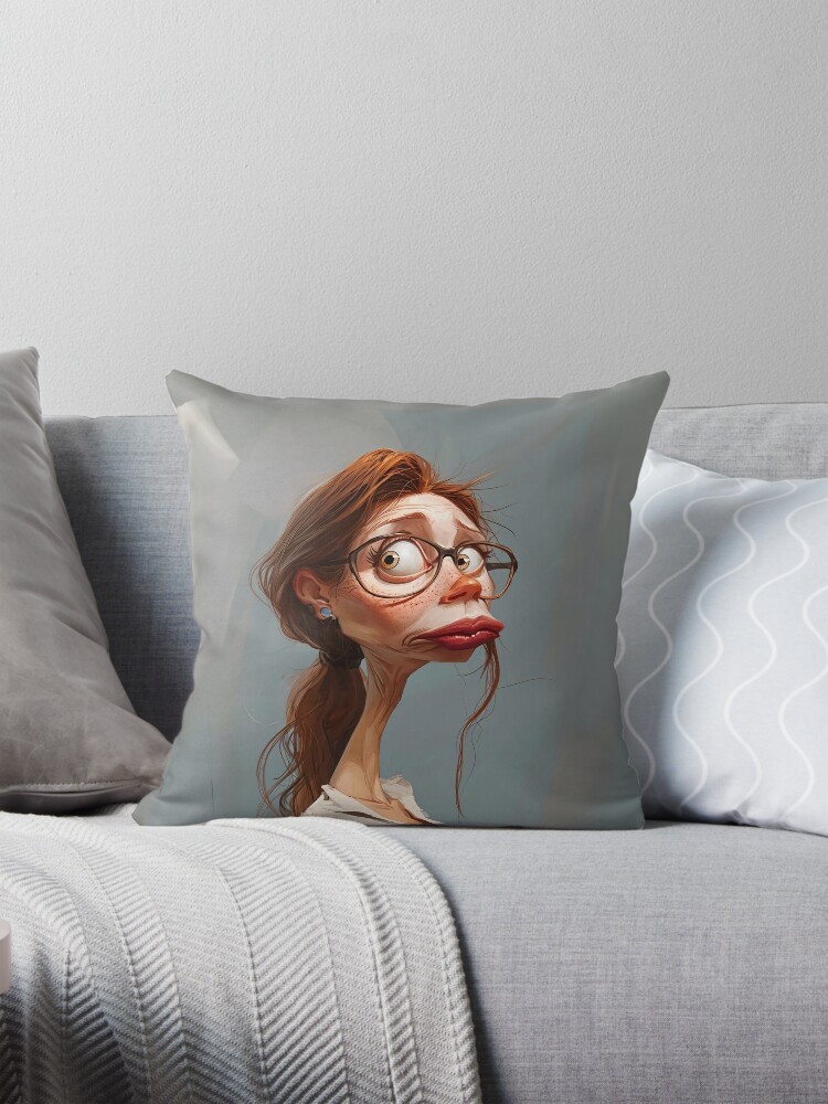 caricature nerdy Nora