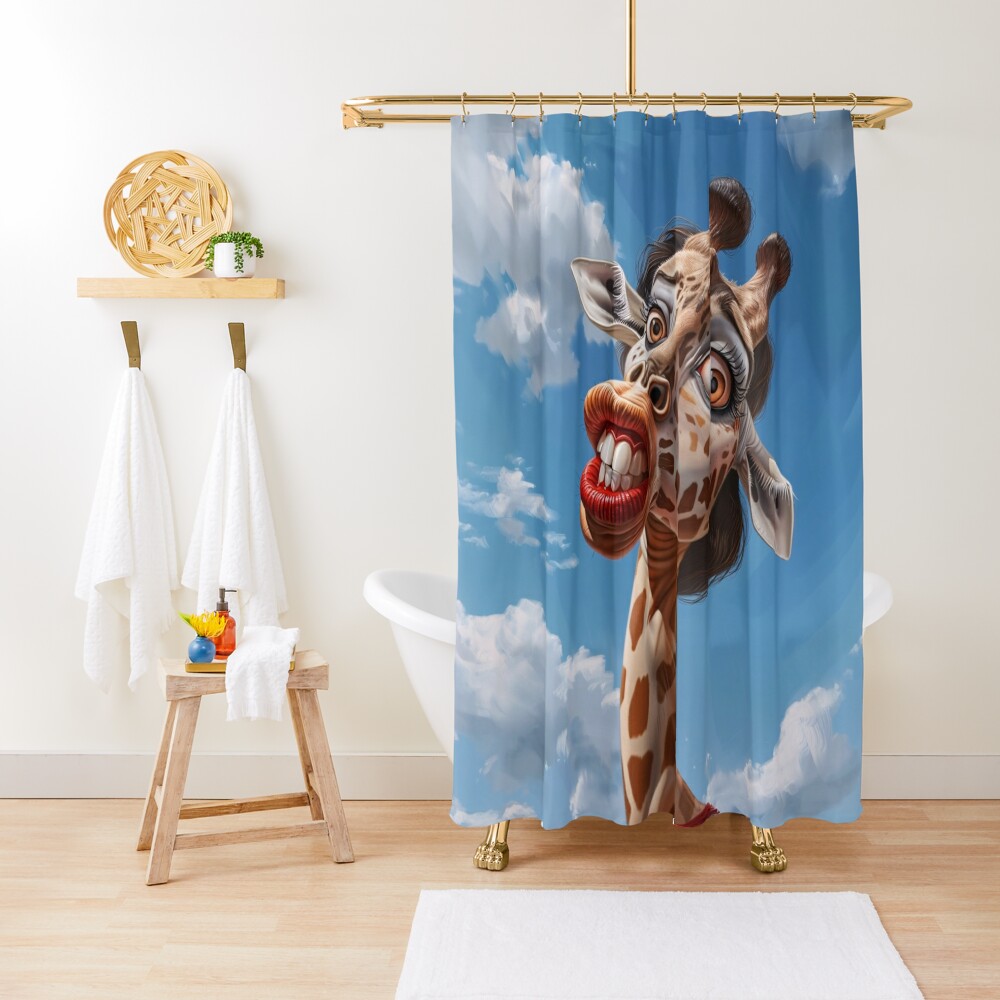 Caricature Glamorous Giraffe

